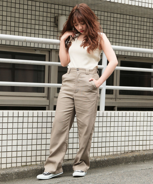 apres jour(アプレジュール)の「スクエアネックノースリニット【ZOZOTOWN限定アイテム】(タンクトップ・レディース・ブラック/カーキ/オレンジ系その他/モカ/アイボリー・フリー)」の9枚目の写真