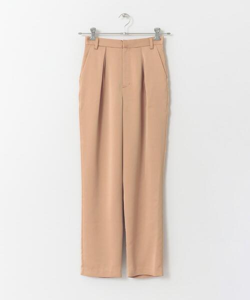 URBAN RESEARCH ROSSO（アーバンリサーチロッソ）の「サテンタックパンツ（その他パンツ・レディース・ベージュ系その他/カーキ/ブラウン・36/38）」の8枚目の写真