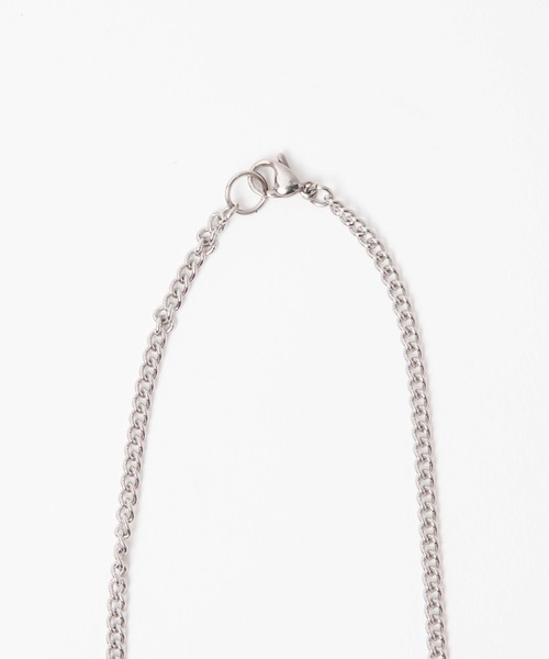 WEGO（ウィゴー）の「WEGO/ステンレスリングスティックネックレス（ネックレス・メンズ・シルバー・FREE）」の5枚目の写真