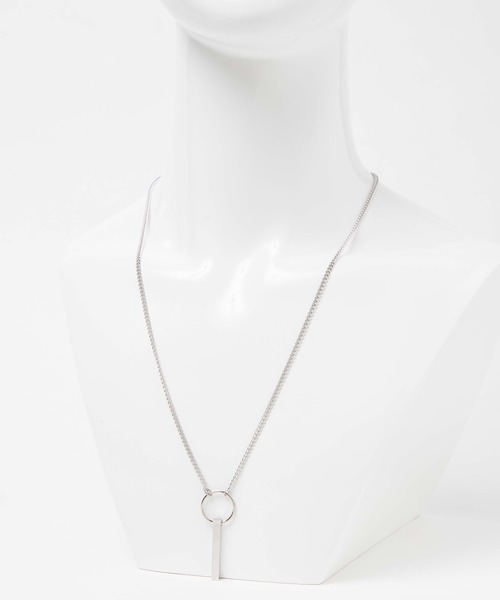 WEGO（ウィゴー）の「WEGO/ステンレスリングスティックネックレス（ネックレス・メンズ・シルバー・FREE）」の7枚目の写真