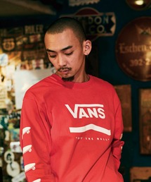 VANS�i�o���Y�j�́uVANS ���@���Y VA20SS-MT15 Primary Color L/S T-Shirt RED�iT�V���c/�J�b�g�\�[�j�v