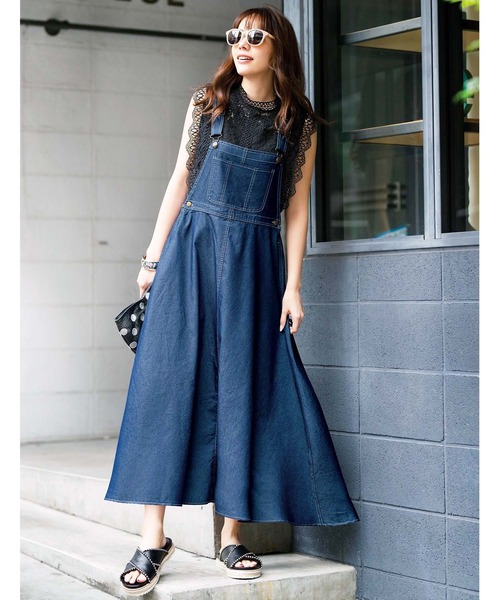 GeeRA（ジーラ）の「総レースノースリブラウス（シャツ/ブラウス・レディース・モカ/ネイビー/オフホワイト/ブラック・MEDIUM/X-LARGE/LARGE/XX-LARGE）」の12枚目の写真