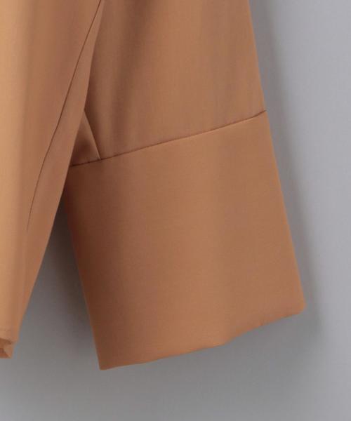 6（ロク）の「＜6(ROKU)＞DRAPE NECK SHIRT/シャツ（シャツ/ブラウス・レディース・ホワイト/ベージュ・FREE）」の9枚目の写真