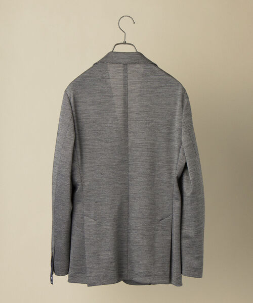 SHIPS（シップス）の「SHIPS:【手洗い可能】 ラミー ジャージー ウォッシャブル ストライプ  ジャケット（テーラードジャケット・メンズ・ネイビー・SMALL/MEDIUM/LARGE/X-LARGE）」の15枚目の写真