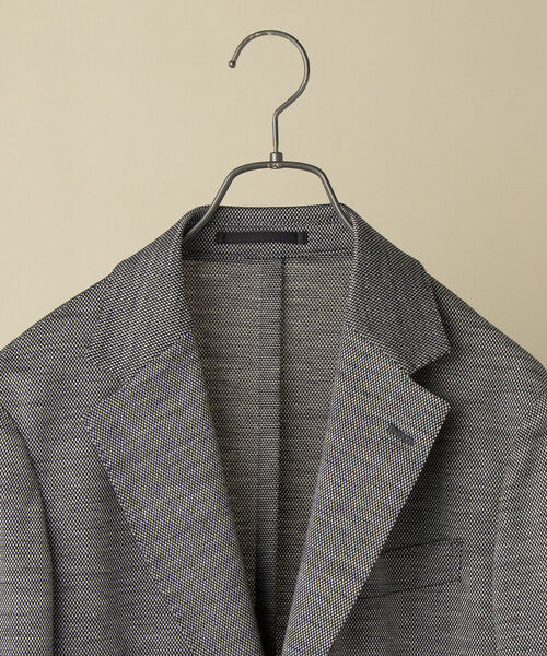 SHIPS（シップス）の「SHIPS:【手洗い可能】 ラミー ジャージー ウォッシャブル ストライプ  ジャケット（テーラードジャケット・メンズ・ネイビー・SMALL/MEDIUM/LARGE/X-LARGE）」の14枚目の写真