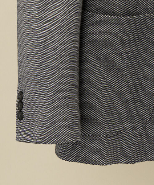 SHIPS（シップス）の「SHIPS:【手洗い可能】 ラミー ジャージー ウォッシャブル ストライプ  ジャケット（テーラードジャケット・メンズ・ネイビー・SMALL/MEDIUM/LARGE/X-LARGE）」の13枚目の写真