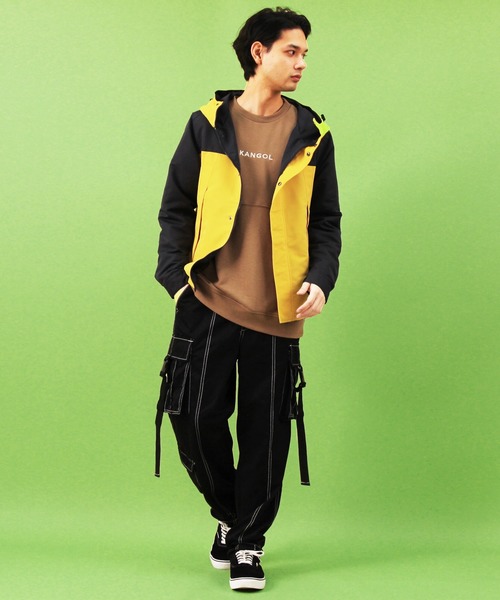 ８(eight)（エイト）の「ワイド カーゴパンツ ミリタリーパンツ（カーゴパンツ・メンズ・ブラック/オリーブ/ブルー・MEDIUM/LARGE）」の4枚目の写真