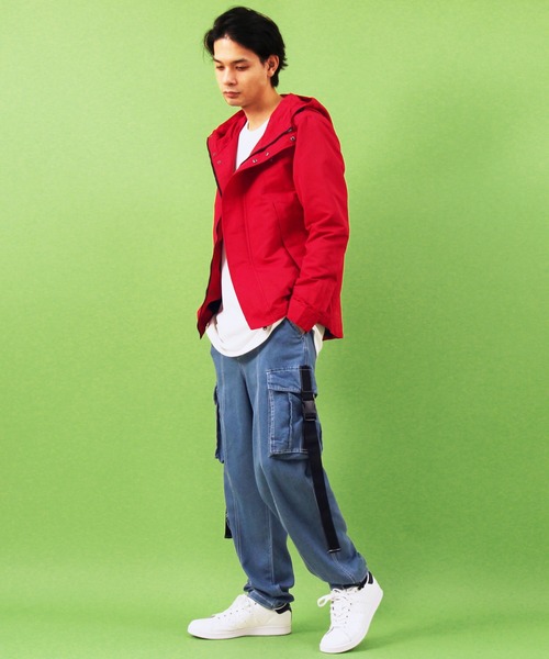 ８(eight)（エイト）の「ワイド カーゴパンツ ミリタリーパンツ（カーゴパンツ・メンズ・ブラック/オリーブ/ブルー・MEDIUM/LARGE）」の8枚目の写真