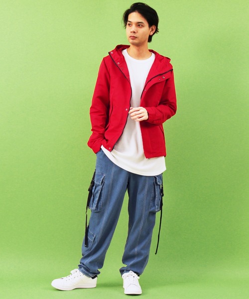 ８(eight)（エイト）の「ワイド カーゴパンツ ミリタリーパンツ（カーゴパンツ・メンズ・ブラック/オリーブ/ブルー・MEDIUM/LARGE）」の9枚目の写真