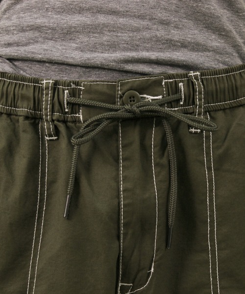 ８(eight)（エイト）の「ワイド カーゴパンツ ミリタリーパンツ（カーゴパンツ・メンズ・ブラック/オリーブ/ブルー・MEDIUM/LARGE）」の12枚目の写真