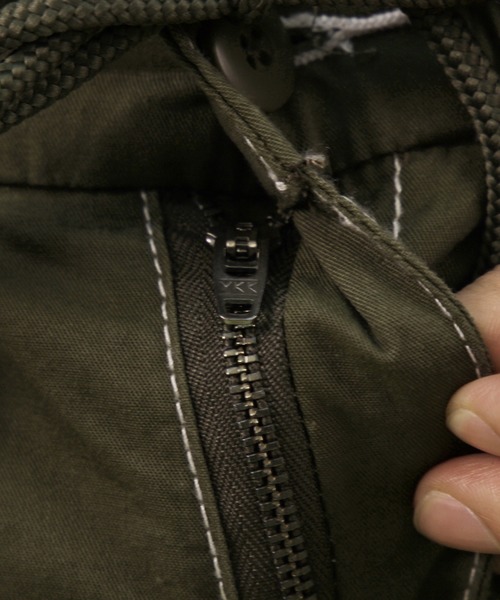 ８(eight)（エイト）の「ワイド カーゴパンツ ミリタリーパンツ（カーゴパンツ・メンズ・ブラック/オリーブ/ブルー・MEDIUM/LARGE）」の16枚目の写真