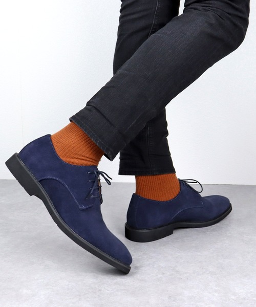 Dedes(デデス)の「Dedes / 本革 プレーントゥ レザーシューズ(5265)(ドレスシューズ・メンズ・ブラック/ダークブラウン/ブラウン/グレー/ネイビー/ベージュ・41/42/43/44/40)」の1枚目の写真