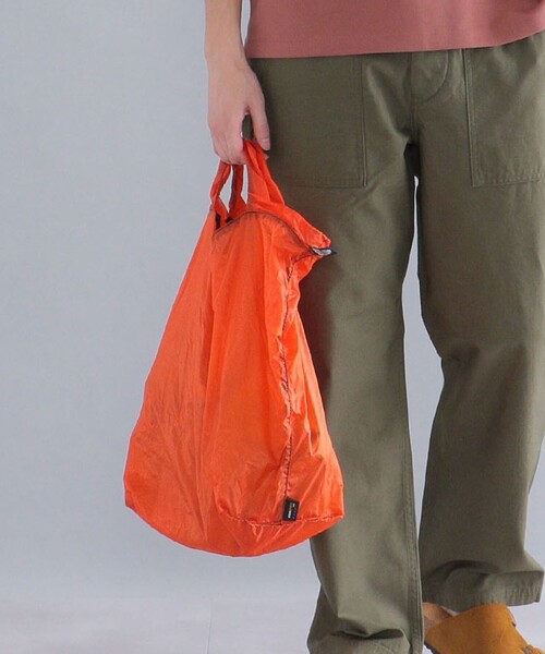 Granite Gear（グラナイトギア）の「GRANITE GEAR: AIR GROCERY BAG エアー グローサリー バッグ（エコバッグ/サブバッグ・メンズ・オレンジ/ブルー/ライトグリーン/ホワイト/パープル/キャメル/ブラック・ONE SIZE）」の7枚目の写真