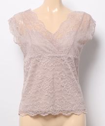 natural couture | 【WEB限定】前後２ＷＡＹ総レースインナー(キャミソール)