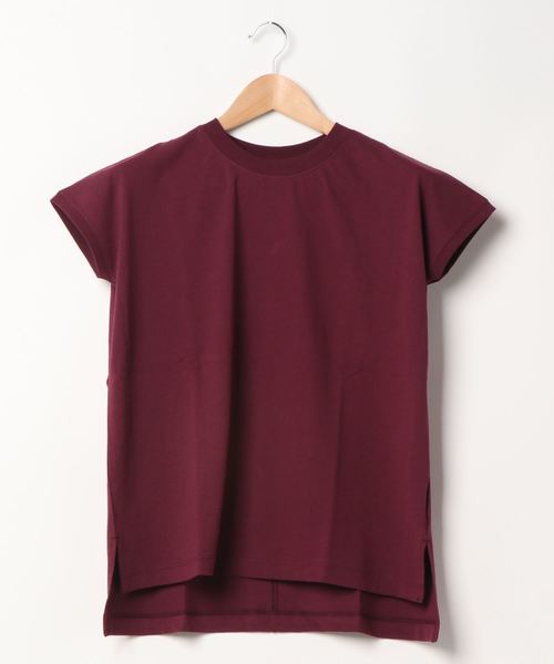 PAGEBOY(ページボーイ)の「ボトルネックフレンチスリーブ(Tシャツ/カットソー・レディース・ブラック/ブラウン/オフホワイト/ワインレッド/イエロー系その他/レッド系その他5・FREE)」の1枚目の写真