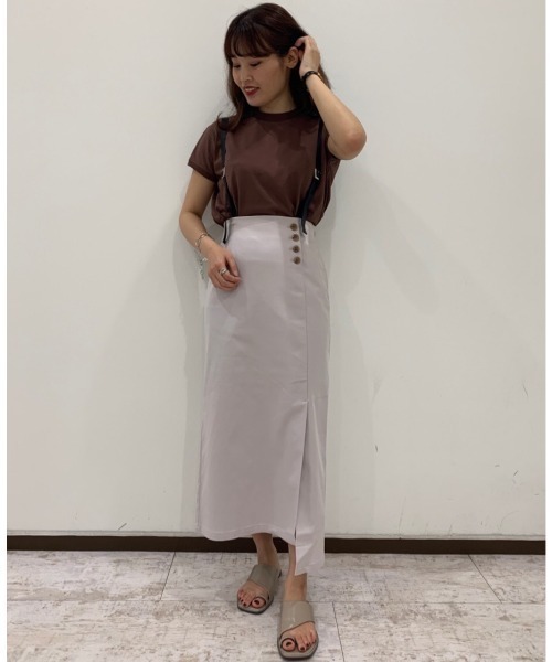 PAGEBOY(ページボーイ)の「ボトルネックフレンチスリーブ(Tシャツ/カットソー・レディース・ブラック/ブラウン/オフホワイト/ワインレッド/イエロー系その他/レッド系その他5・FREE)」の22枚目の写真