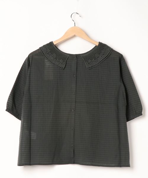 Samansa Mos2（サマンサ モスモス）の「シャドーチェック前後着レース  