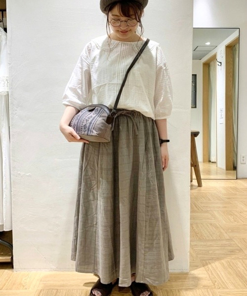 Samansa Mos2（サマンサ モスモス）の「シャドーチェック前後着レース  