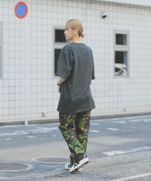 Carhartt(カーハート)の「カーハート PRINT LOGO Tシャツ CRHTT-K195(Tシャツ/カットソー・メンズ・グレー/チャコールグレー/ダークグリーン/ブルー/ブラック/サックスブルー/ピンク/グリーン系その他・S/M/L/XL)」の11枚目の写真