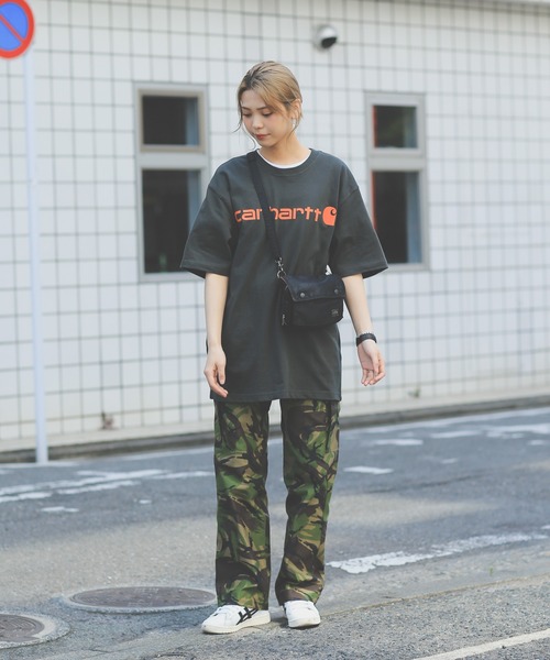Carhartt(カーハート)の「カーハート PRINT LOGO Tシャツ CRHTT-K195(Tシャツ/カットソー・メンズ・グレー/チャコールグレー/ダークグリーン/ブルー/ブラック/サックスブルー/ピンク/グリーン系その他・S/M/L/XL)」の13枚目の写真