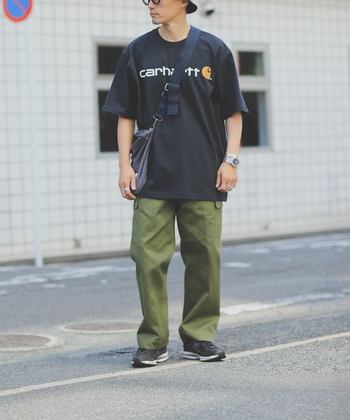 Carhartt(カーハート)の「カーハート PRINT LOGO Tシャツ CRHTT-K195(Tシャツ/カットソー・メンズ・グレー/チャコールグレー/ダークグリーン/ブルー/ブラック/サックスブルー/ピンク/グリーン系その他・S/M/L/XL)」の19枚目の写真