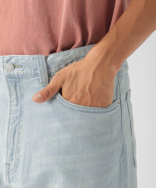 BAYFLOW（ベイフロー）の「デニムワイドストレート 20AW（デニムパンツ・メンズ・ライトブルー/ロイヤルブルー・MEDIUM/LARGE）」の8枚目の写真