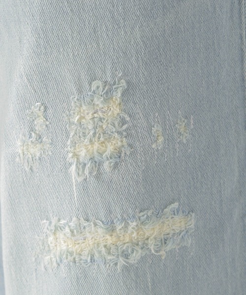 BAYFLOW（ベイフロー）の「デニムワイドストレート 20AW（デニムパンツ・メンズ・ライトブルー/ロイヤルブルー・MEDIUM/LARGE）」の16枚目の写真