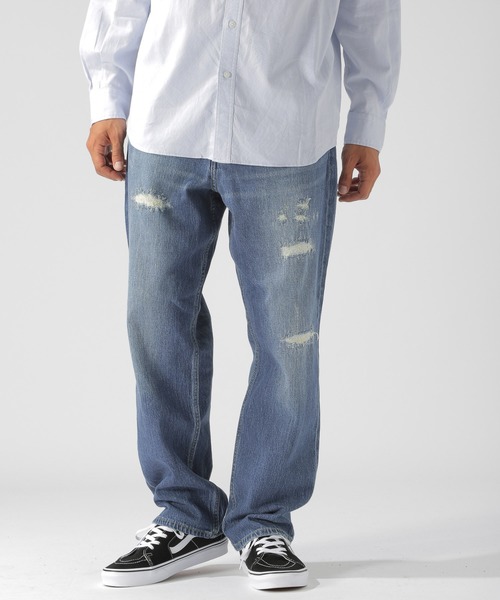 BAYFLOW（ベイフロー）の「デニムワイドストレート 20AW（デニムパンツ・メンズ・ライトブルー/ロイヤルブルー・MEDIUM/LARGE）」の20枚目の写真