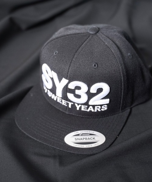 【セール】【SY32 by SWEET YEARS】3D LOGO SNAPBACK CAP(キャップ)|SY32 by SWEET YEARS(エスワイサーティトゥバイスィートイヤーズ)