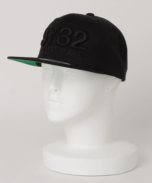SY32 by SWEET YEARS(エスワイサーティトゥバイスィートイヤーズ)の「【SY32 by SWEET YEARS】3D LOGO SNAPBACK CAP(キャップ・メンズ・ブラック/ネイビー/ブラック系その他/グレー・FREE)」の7枚目の写真