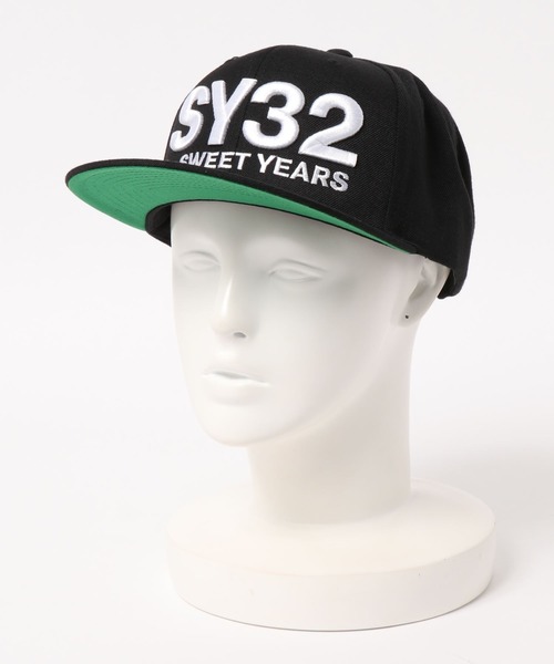 SY32 by SWEET YEARS(エスワイサーティトゥバイスィートイヤーズ)の「【SY32 by SWEET YEARS】3D LOGO SNAPBACK CAP(キャップ・メンズ・ブラック/ネイビー/ブラック系その他/グレー・FREE)」の6枚目の写真