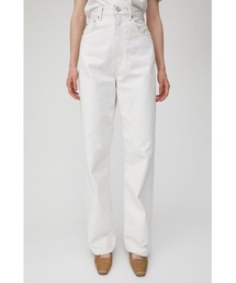 MOUSSY | HW WHT LOOSE STRAIGHT(デニムパンツ)