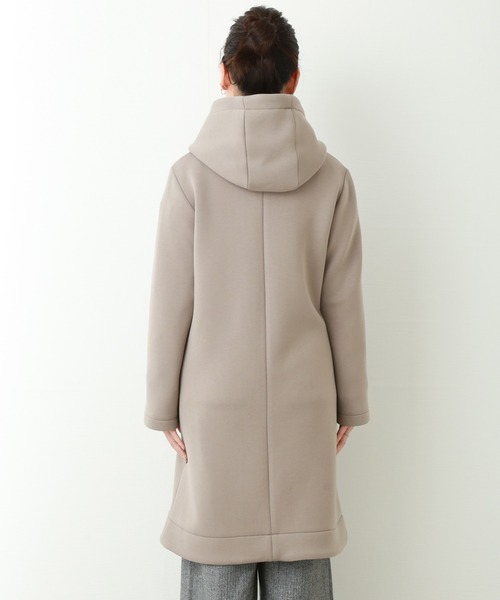 n'ee-ne（ネーネ）の「ダイバー素材　フード付きコート（その他アウター・レディース・カーキ/グレイッシュベージュ/ブラック/ネイビー・M）」の19枚目の写真