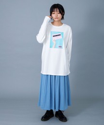 Honey Salon | 【ユニセックス】Pink card ロンT(Tシャツ/カットソー)