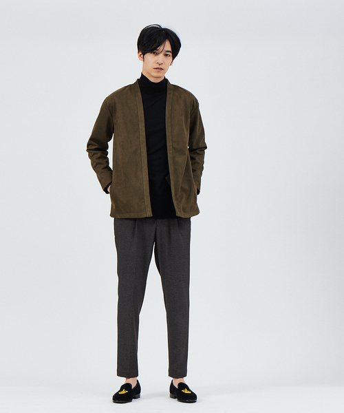 ABAHOUSE(アバハウス)の「【gicipi】CELVO ウール×シルク タートルネック ニット(ニット/セーター・メンズ・ホワイト/ブラック/ベージュ/グリーン・44/46/48)」の17枚目の写真
