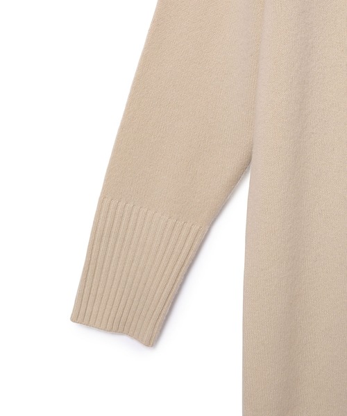 ADAM ET ROPE'(アダムエロペ)の「スリットニットワンピース(ワンピース・レディース・ブラック/ベージュ/ライトグリーン・FREE)」の12枚目の写真