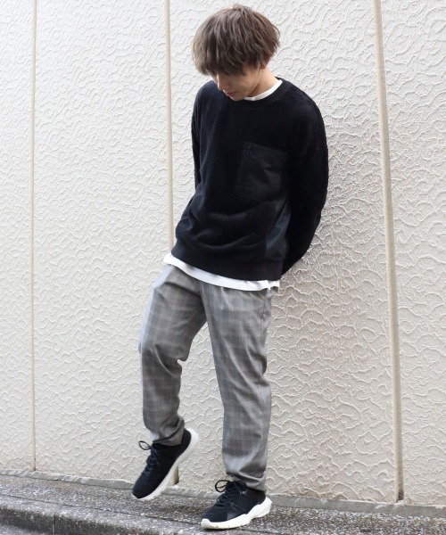 COMME CA ISM（コムサイズム）の「クルーネックプルオーバー（スウェット・メンズ・ブラック/ベージュ/ワイン・MEDIUM/LARGE/X-LARGE）」の22枚目の写真