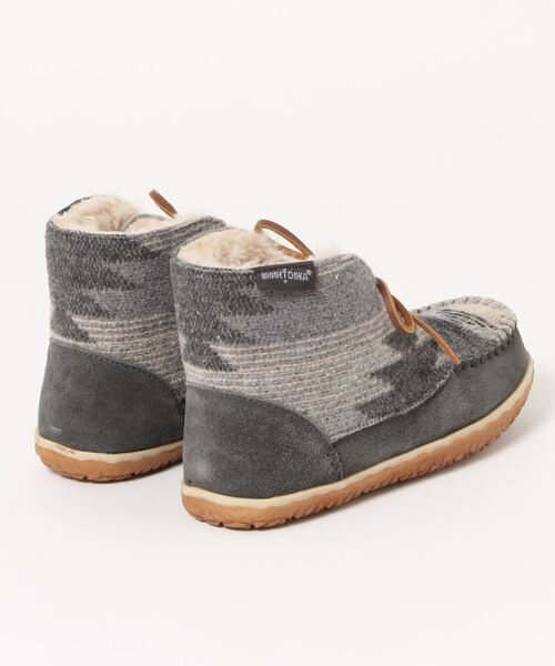 Minnetonka(ミネトンカ)の「MINNETONKA (ミネトンカ) / レースアップブーティー TORREY (トリー)(ブーツ・レディース・グレー系その他/ブラウン/ブラック・5/6/8/7)」の4枚目の写真