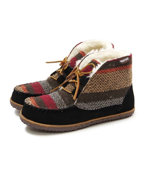 Minnetonka(ミネトンカ)の「MINNETONKA (ミネトンカ) / レースアップブーティー TORREY (トリー)(ブーツ・レディース・グレー系その他/ブラウン/ブラック・5/6/8/7)」の6枚目の写真