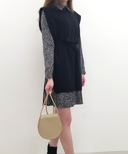 セール Zozo Town 限定 ﾍﾞﾙﾄ ﾆｯﾄ付ｱﾆﾏﾙ柄ｼｬﾂop ワンピース Twinkle Pm トゥインクルピーエム のファッション通販 Zozotown