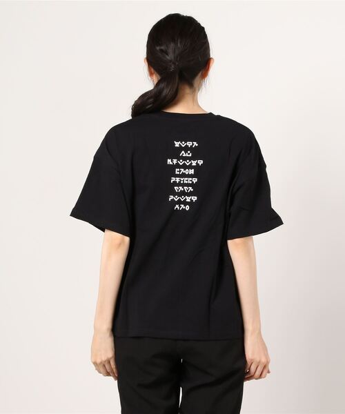 BT21（ビーティーイシビル）の「BT21◆ロゴプリントTシャツ（Tシャツ/カットソー・レディース・ホワイト/ブラック/ホワイト系その他/ブラック系その他・M）」の8枚目の写真