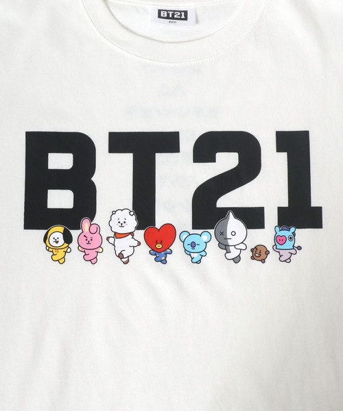 BT21（ビーティーイシビル）の「BT21◆ロゴプリントTシャツ（Tシャツ/カットソー・レディース・ホワイト/ブラック/ホワイト系その他/ブラック系その他・M）」の11枚目の写真