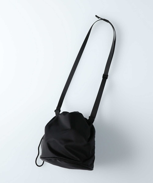 CAMP7（キャンプセブン）の「【CAMP7】ドロストショルダー（ショルダーバッグ・レディース・ブラック/グリーン・ONE SIZE）」の9枚目の写真