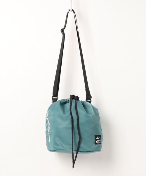 CAMP7（キャンプセブン）の「【CAMP7】ドロストショルダー（ショルダーバッグ・レディース・ブラック/グリーン・ONE SIZE）」の11枚目の写真