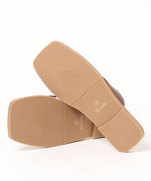 Fabby fabby（ファビィーファビィー）の「トングフラットサンダル（サンダル・レディース・ホワイト/ブラウン/ブラック/ベージュ・SS/MEDIUM/SMALL/LARGE）」の12枚目の写真