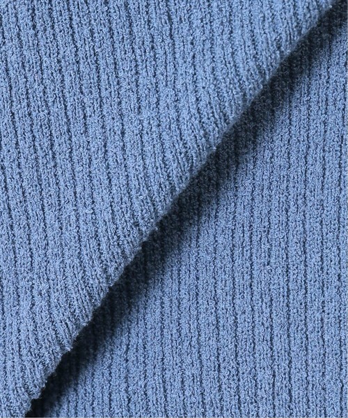 SLOBE IENA（スローブイエナ）の「コットンナイロンブークレー ショートレングスニット◆（ニット/セーター・レディース・ブラック/ブルー/ピンク・FREE）」の14枚目の写真