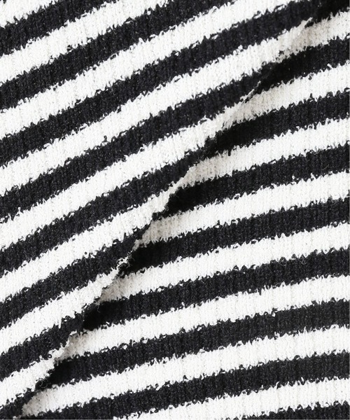 SLOBE IENA（スローブイエナ）の「コットンナイロンブークレー ショートレングスニット◆（ニット/セーター・レディース・ブラック/ブルー/ピンク・FREE）」の18枚目の写真