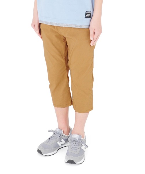 GLAZOS（グラソス）の「[テーパード]スーパーストレッチツイル・ベルトデザイン7分丈パンツ（その他パンツ・キッズ・マルチ/ベージュ/ブラック/ネイビー・160cm/140cm/130cm/170cm/150cm）」の10枚目の写真