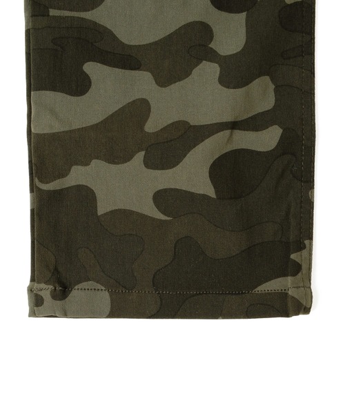 GLAZOS（グラソス）の「[テーパード]スーパーストレッチツイル・ベルトデザイン7分丈パンツ（その他パンツ・キッズ・マルチ/ベージュ/ブラック/ネイビー・160cm/140cm/130cm/170cm/150cm）」の9枚目の写真