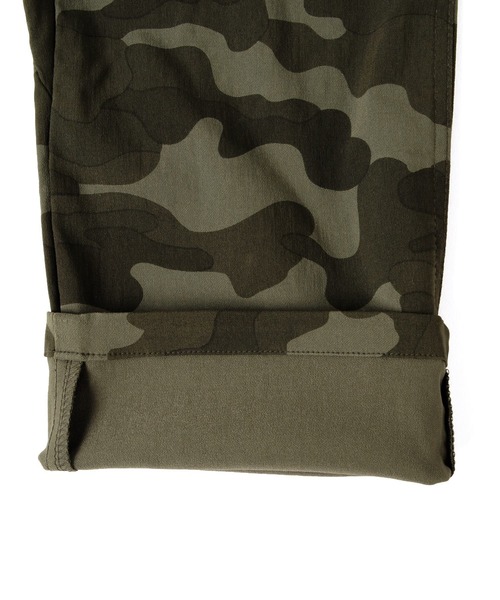 GLAZOS（グラソス）の「[テーパード]スーパーストレッチツイル・ベルトデザイン7分丈パンツ（その他パンツ・キッズ・マルチ/ベージュ/ブラック/ネイビー・160cm/140cm/130cm/170cm/150cm）」の6枚目の写真